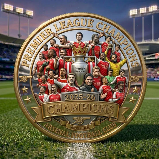 Arsenal 2025–26 Premier League Champions Commemorative Plate